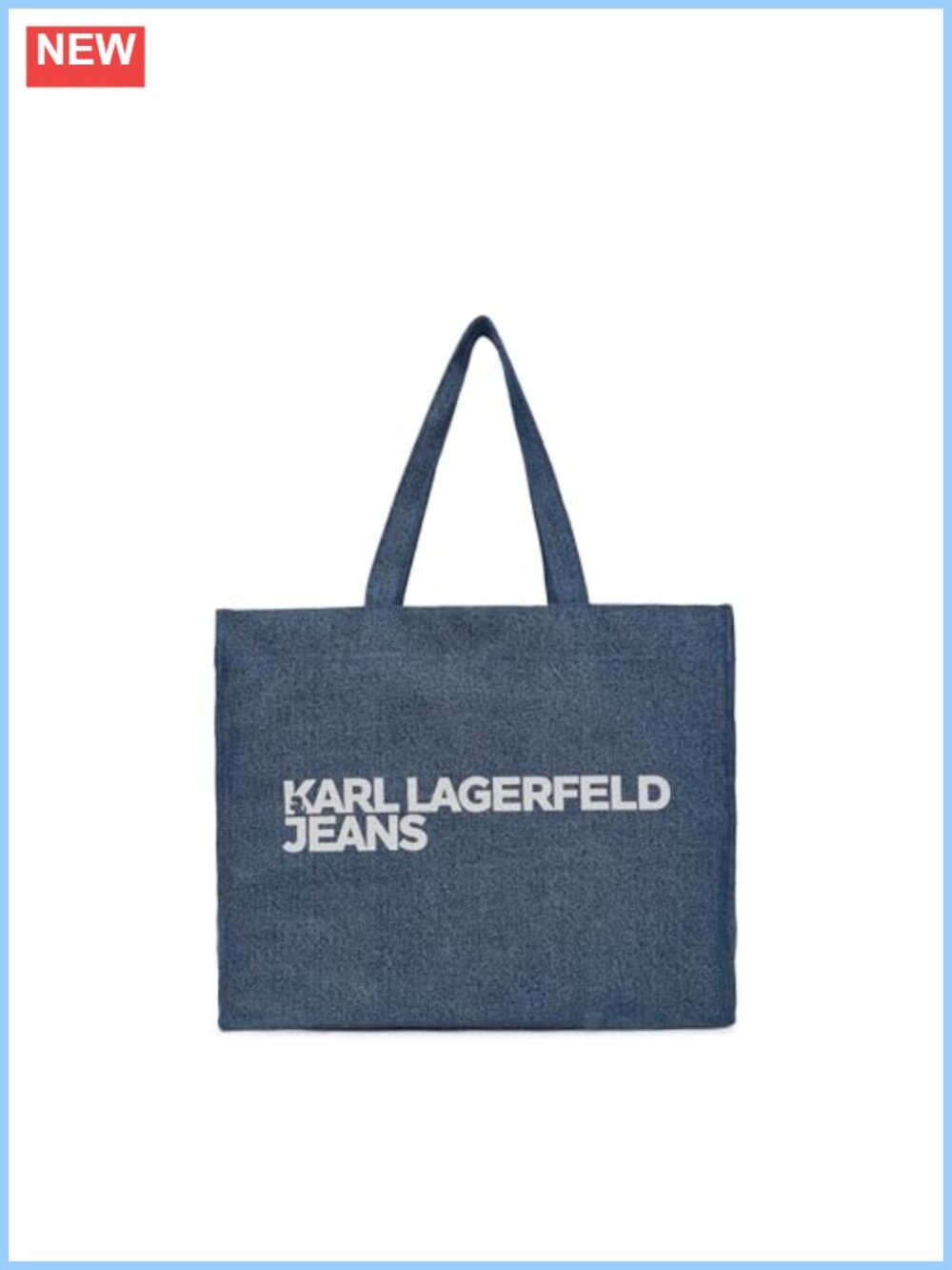 Womens Karl Lagerfeld Denim Shopper Tote